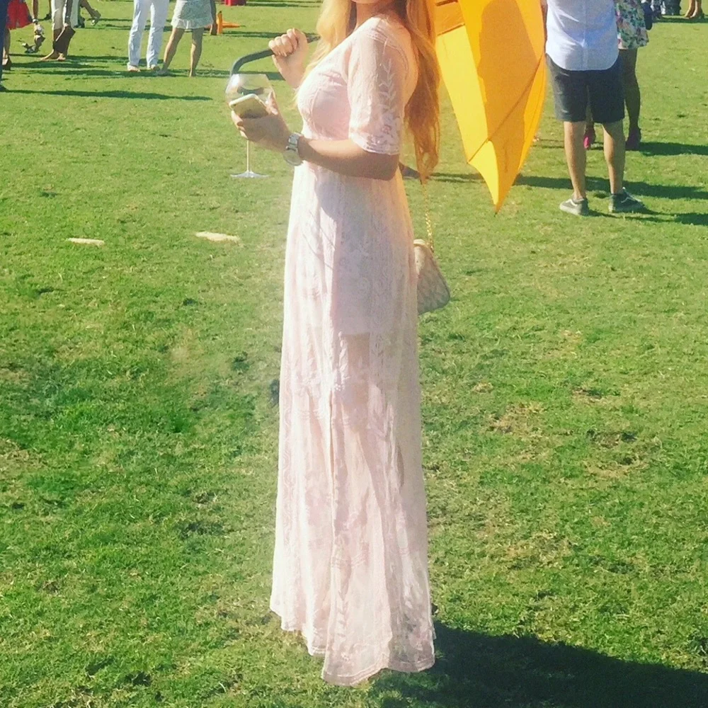 Ash Rose Crochet Lace Dress - Picture 2 of 8